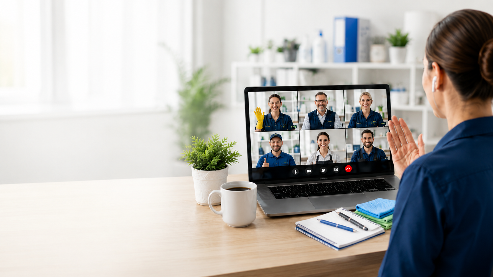 Virtueller Reinigungsstammtisch – Videokonferenz mit Fachpersonal